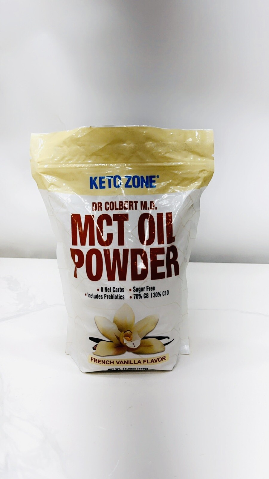 Dr. Colbert’s Keto Zone, MCT Oil Powder, Hazelnut , 11.11 oz (315 g)