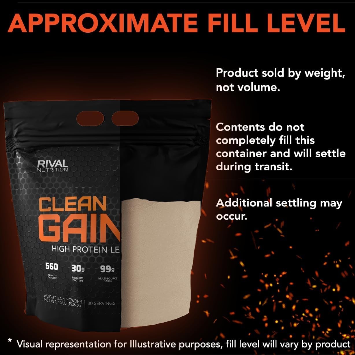 10 lbs CLEAN GAINER – Safe & Delicious Vanilla Protein for Serious Athletes