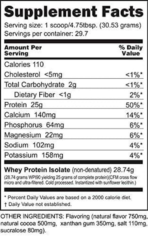 Premium Whey Protein Isolate – Ideal for Weight Loss – Cookies and Cream, 2