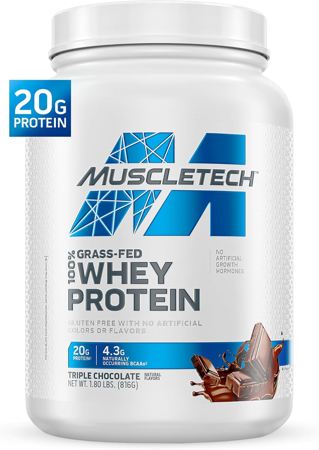 Grass-Fed Whey Protein Powder (Triple Chocolate, 1.8LB) – Whey Protein Smoothie