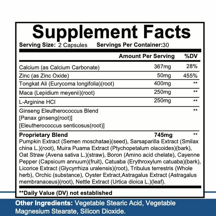 (4 PACK) Official BioJolt – Natural Male Enhancement Increase Strength Stamina