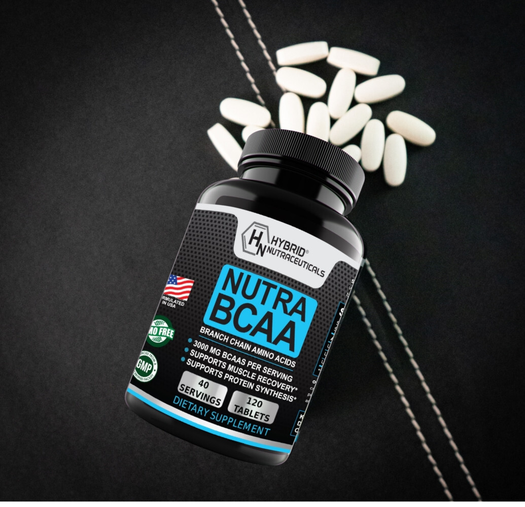 Nutra BCAAs Amino Acids, 3000mg Sugar Free Pre Workout without Ceatine, Non-GMO