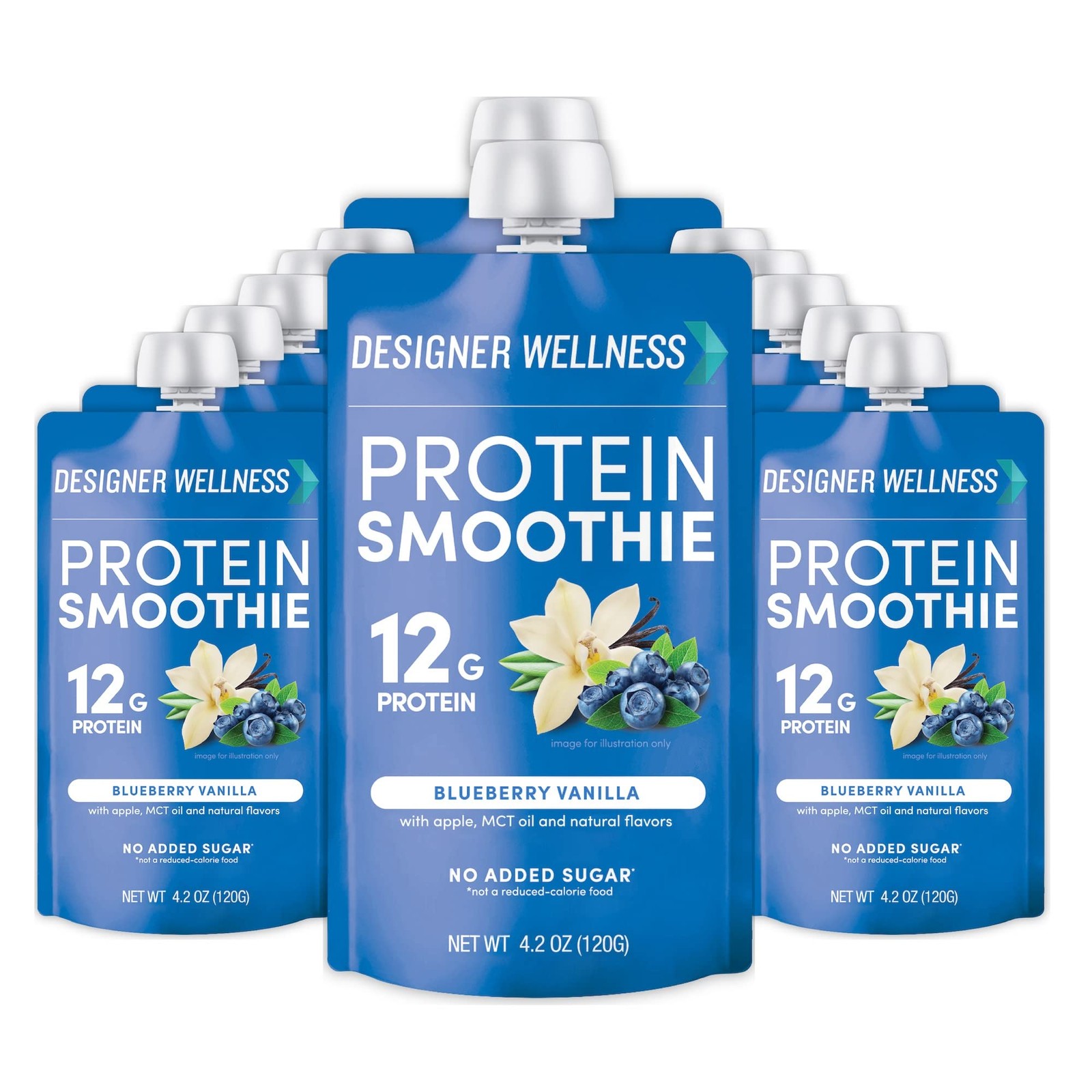 Designer Wellness Protein Smoothie, Real Fruit, 12g Protein, Low Carb, Zero Suga