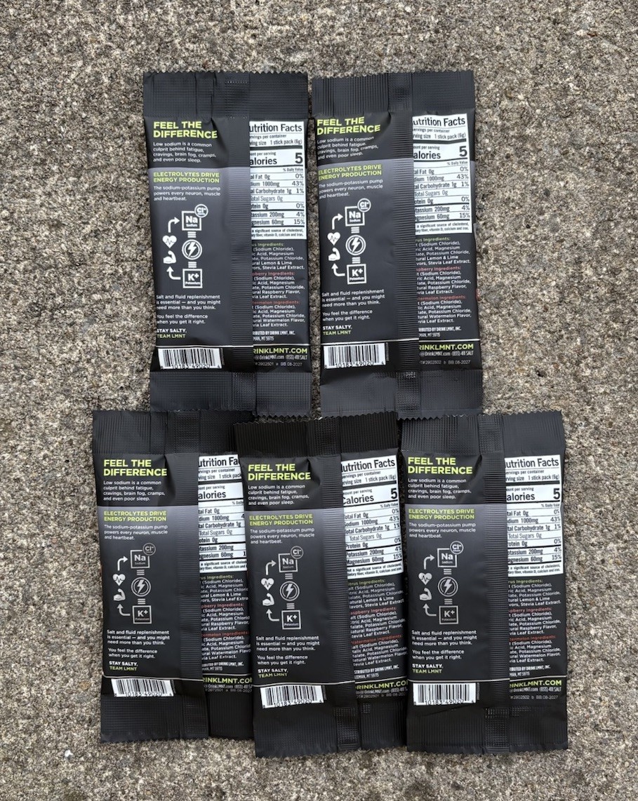 15 LMNT Electrolyte Drink Mix 5×3 Stick Variety Pack Citrus Raspberry Watermelon