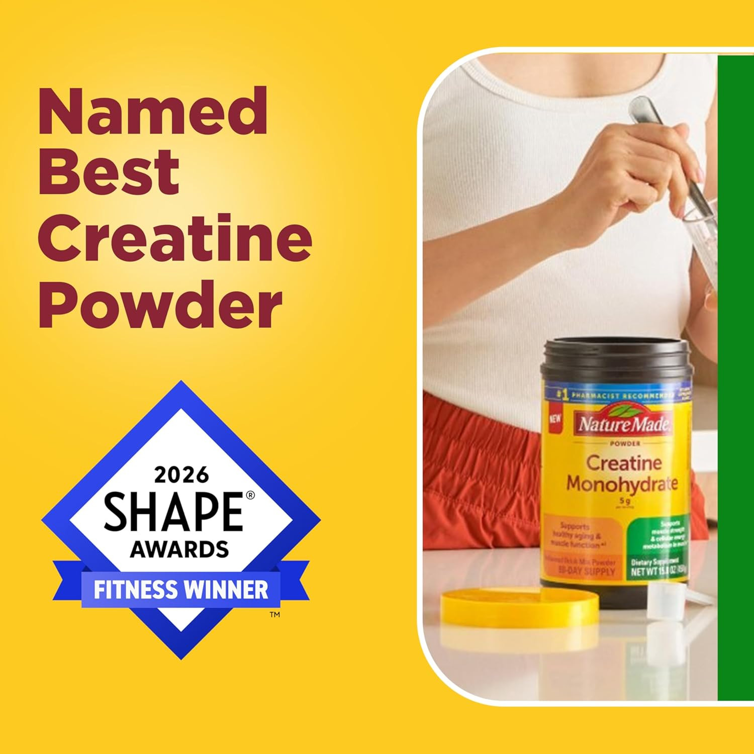 Nature Made Micronized Creatine Monohydrate Powder 450g Muscle Pack of 6 Bulk
