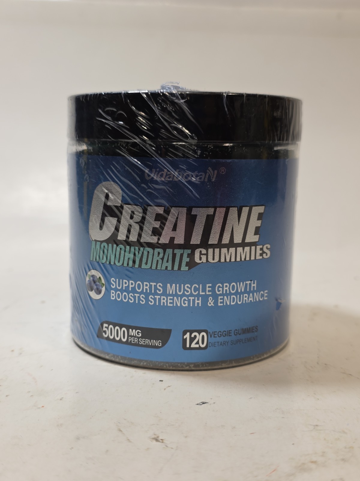 Vidabotan Creatine Monohydrate Gummies 5000mg 120 Veggie Gummies Exp 02/2027
