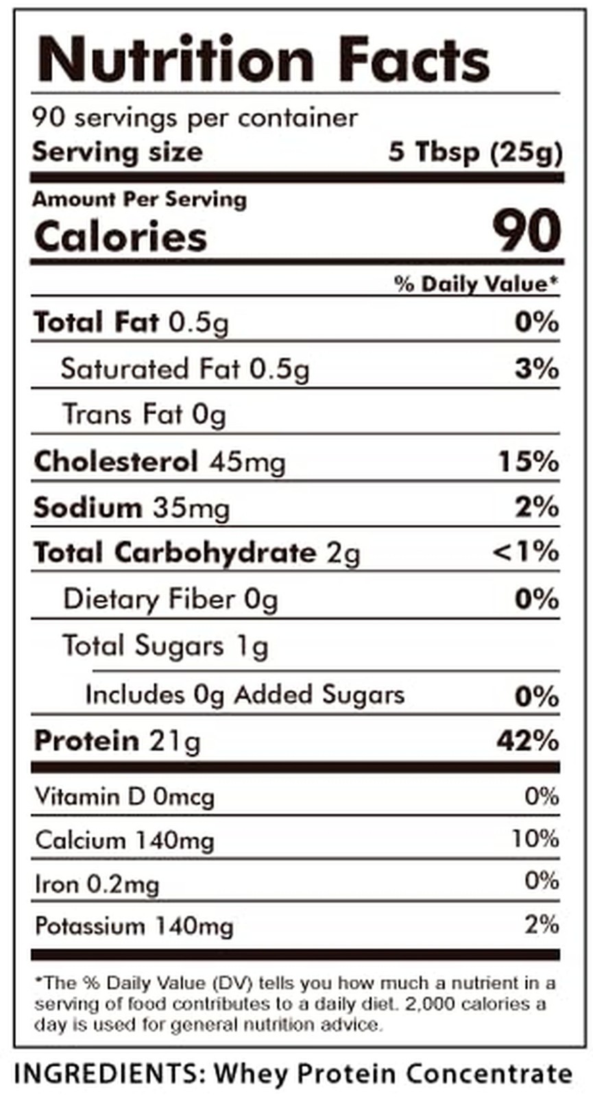 Raw Grass Fed Whey Protein Powder, Unflavored – 1 Ingredient, No Additives