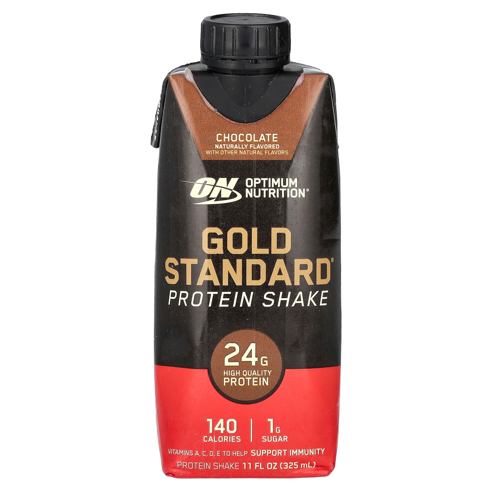 Gold Standard Protein Shake, Chocolate, 4 Cartons, 11 fl oz (325 ml) Each