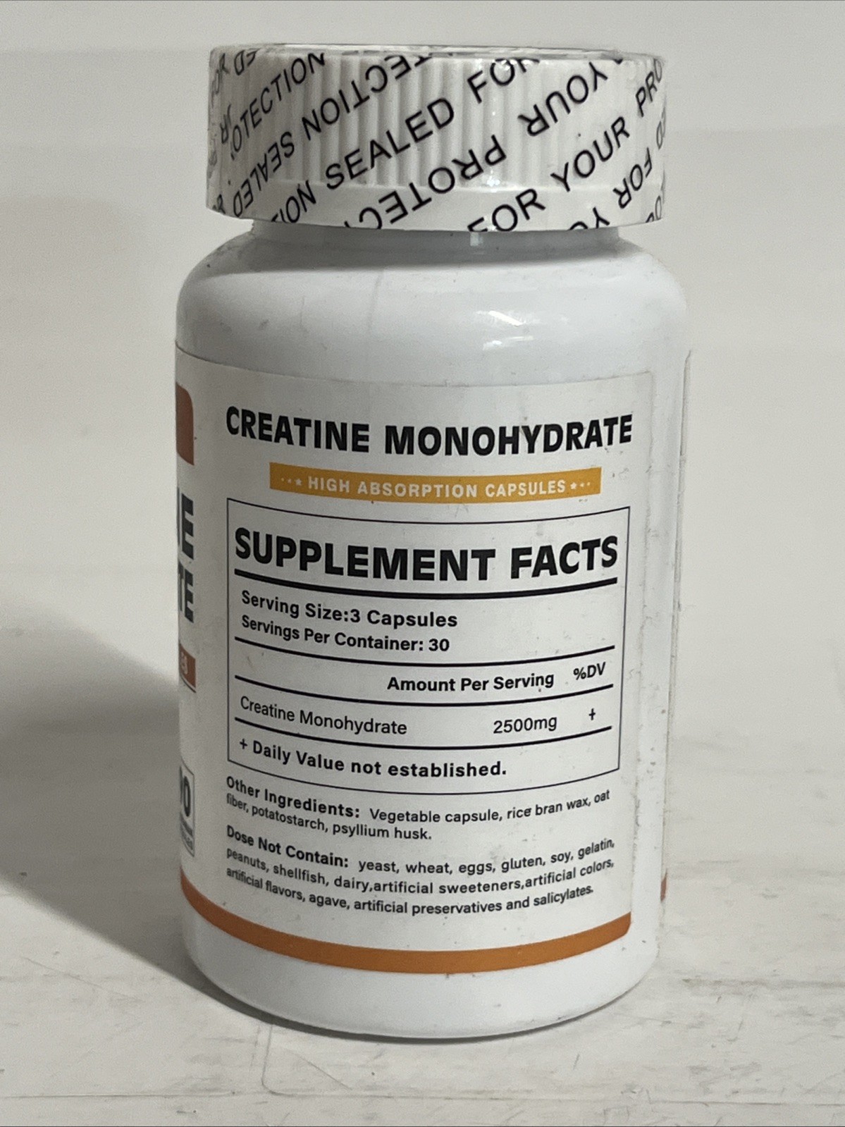 5x ElevateLife Creatine Monohydrate 2500mg, 90 (450 Total) 6/26