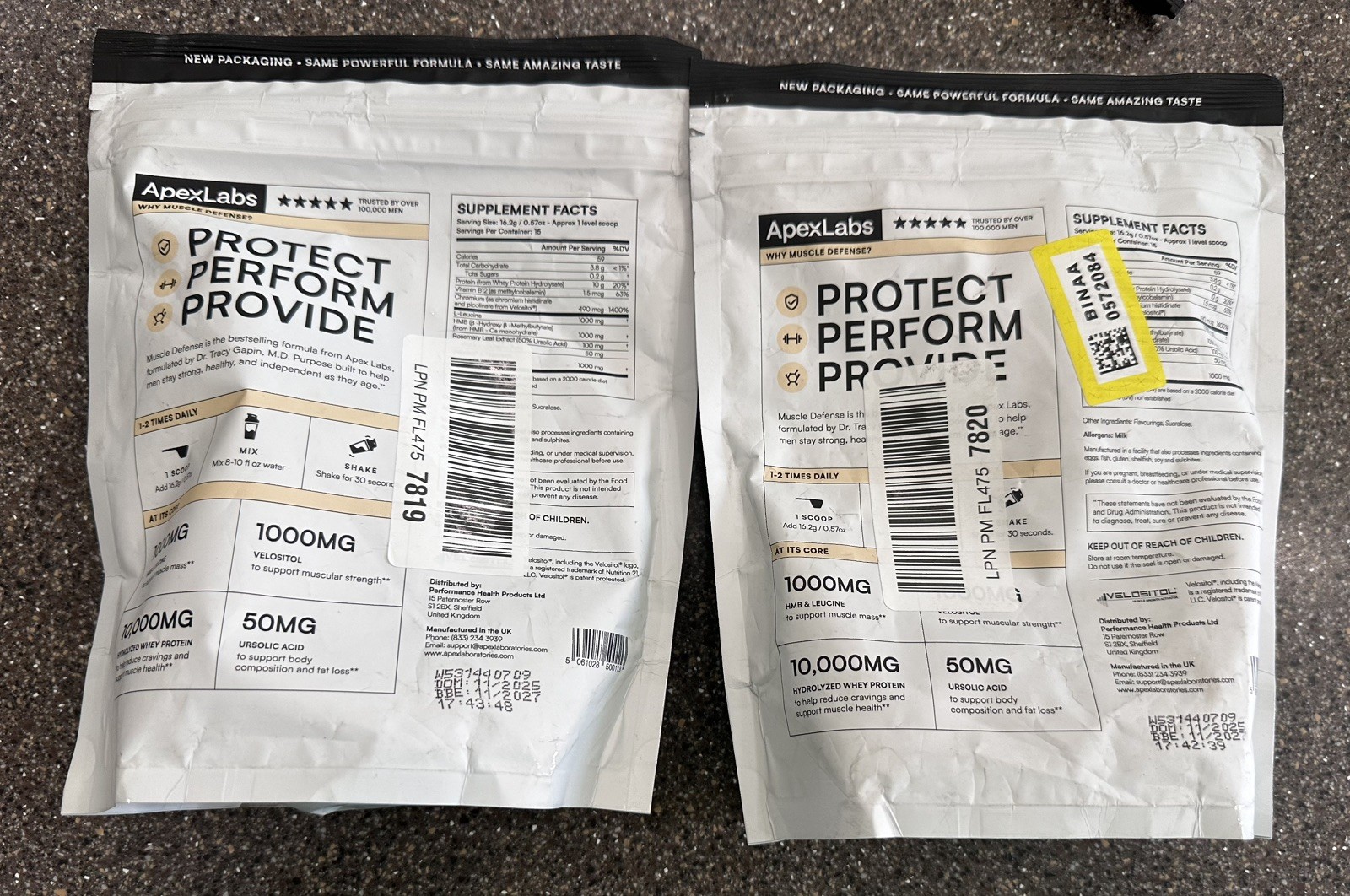 Muscle Defense Vanilla – ApexLabs High Protein – Fat Loss – 2 Packages Exp 11/27
