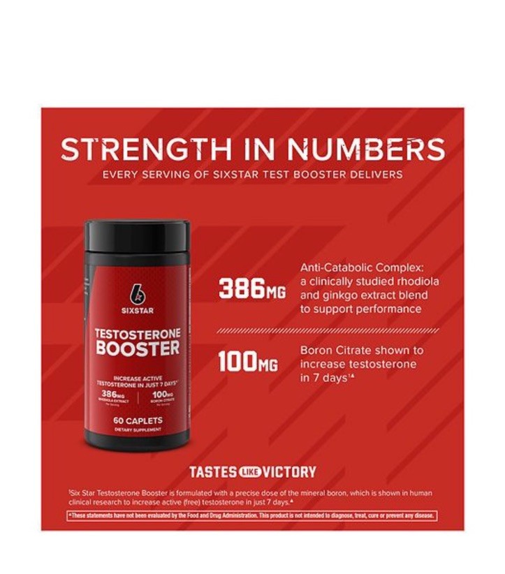 Testosterone Booster 60.0 EA Six Star