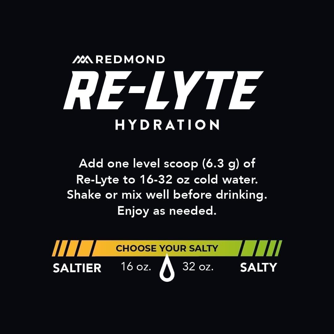 REDMOND Re-Lyte Hydration Electrolyte Drink Mix – Strawberry Lemonade Flavor