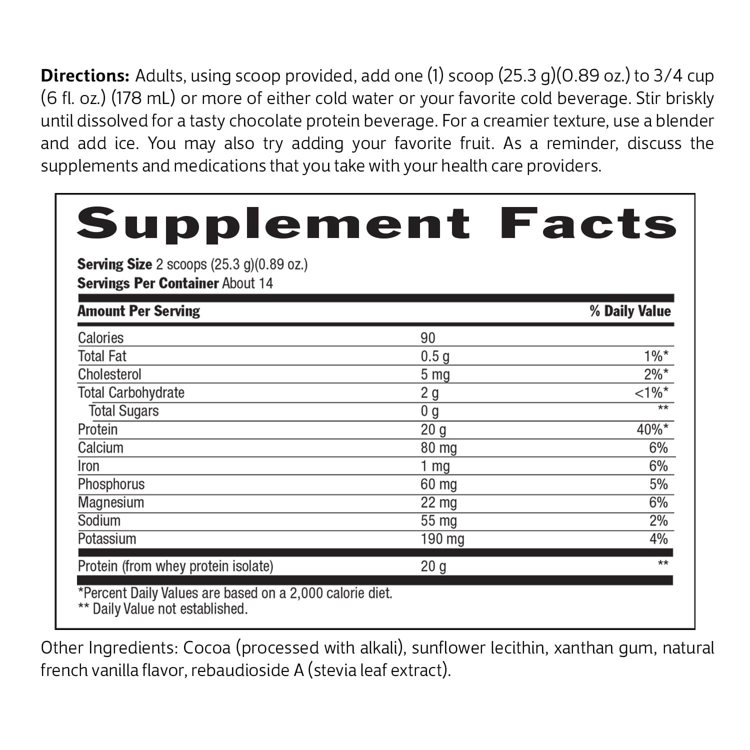 Biochem 100% Whey SugarFree Chocolate 20g, 12.5oz, Certified Vegetarian, Glut…