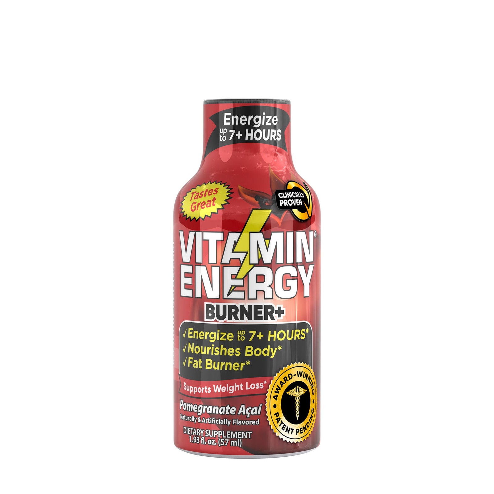 Burner+ – Pomegranate Acai – 1.93oz. (12 Pack)