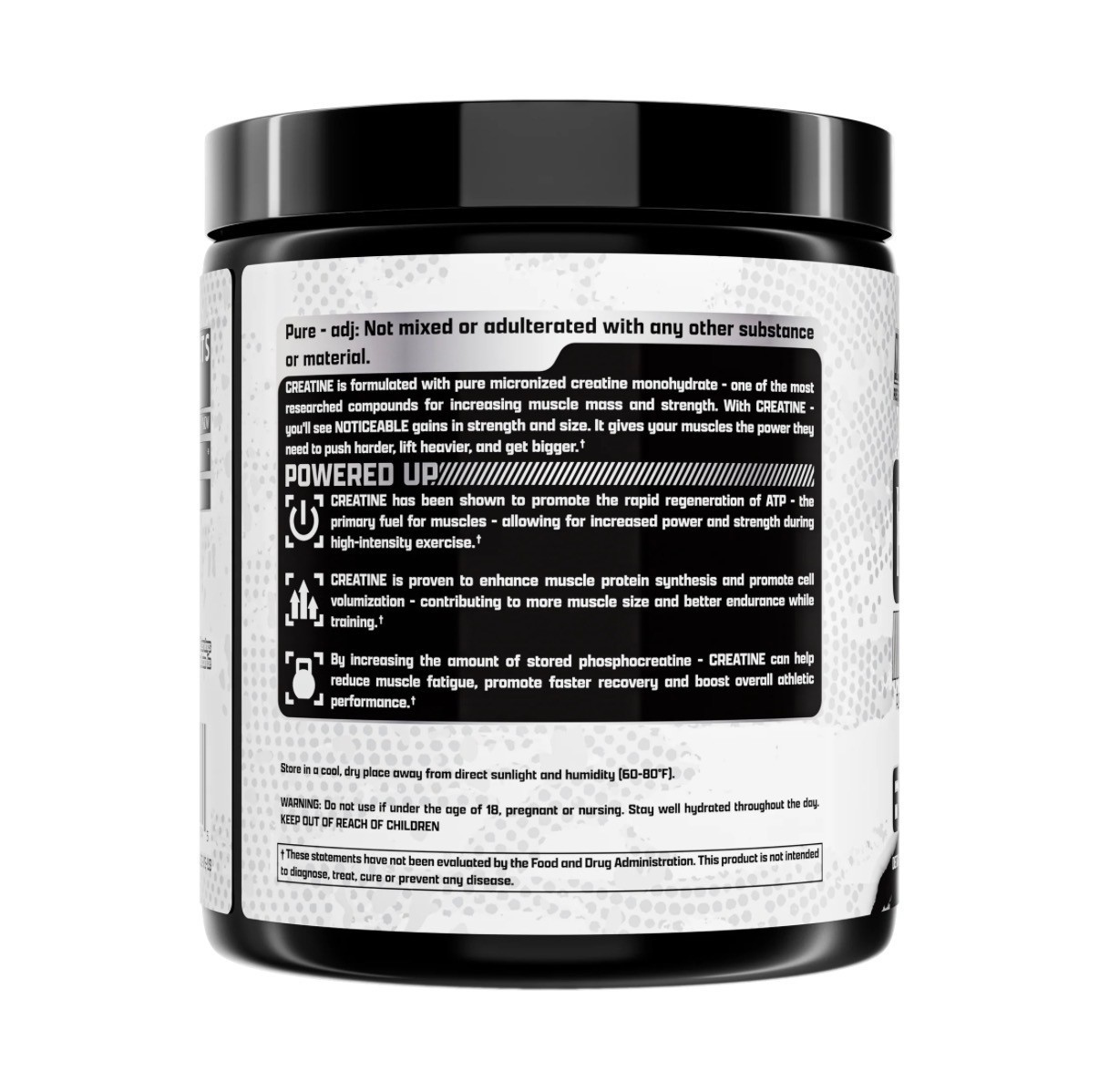 Nutrex CREATINE Monohydrate Powder Micronized Unflavored 60 Servings 10.58 oz