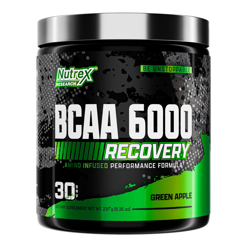 Nutrex BCAA 6000 Recovery Endurance Amino Acid Leucine Valine Isoleucine 30 Svgs
