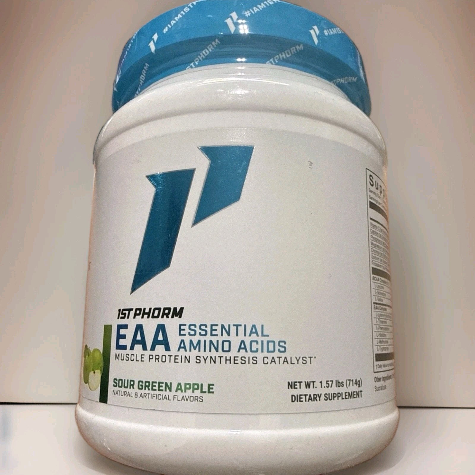 1st Phorm EAA Essential Amino Acids Sour Green Apple 60 Servings Sealed New