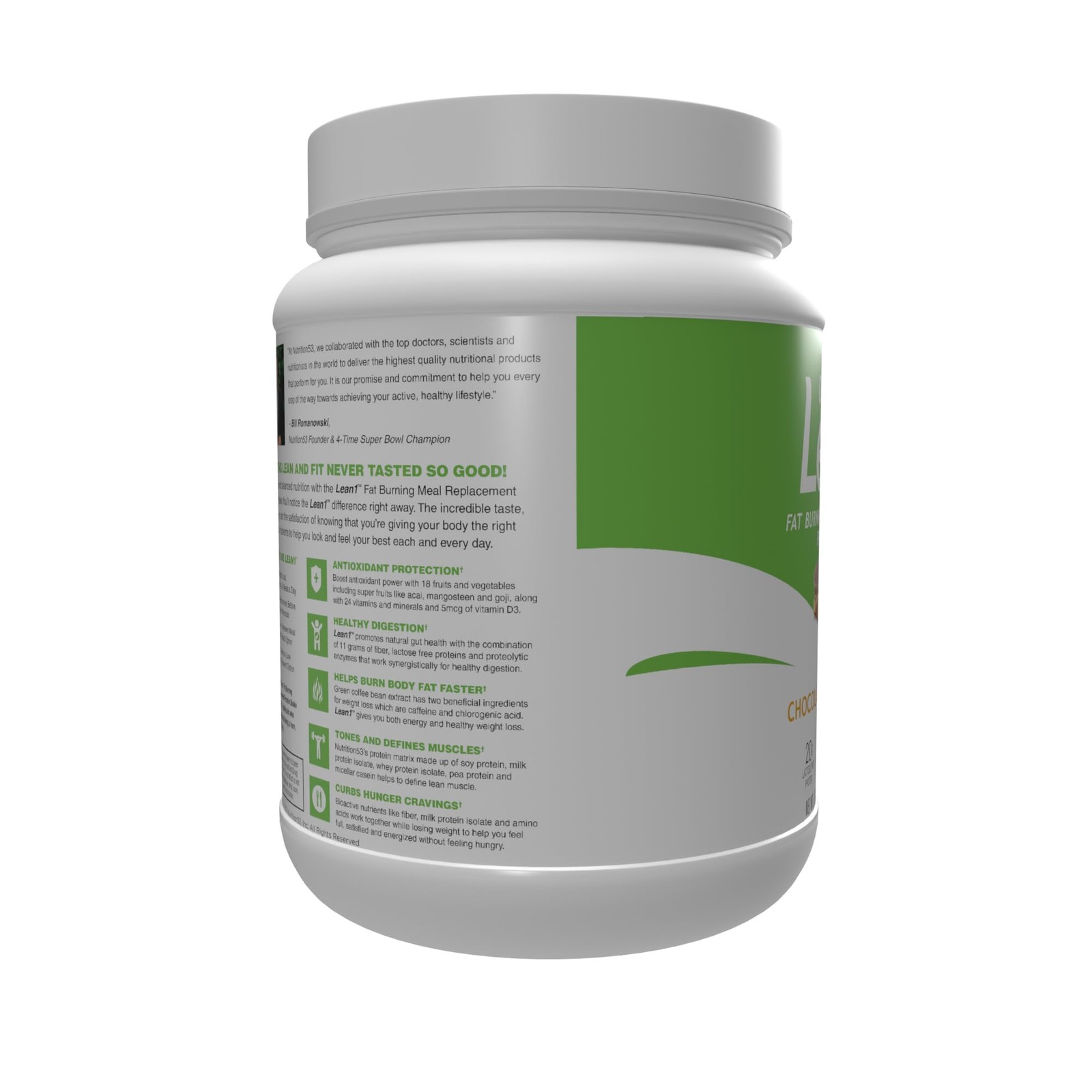 Lean1 Meal Replacement 27.5 Ounce (Pack of 1), Chocolate Peanut Butter