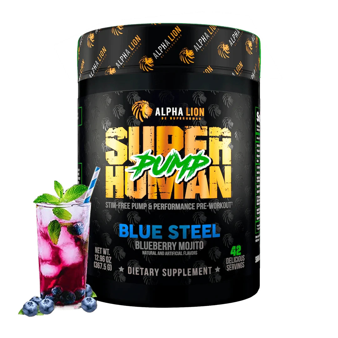 ALPHA LION SUPERHUMAN PUMP BLUE STEEL