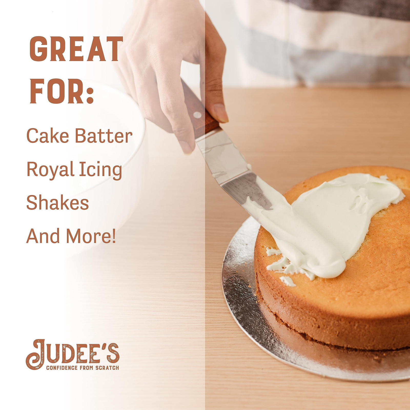 Judee’s Gluten Free Dried Egg White Protein Powder – 8 Ounce (Pack of 1)