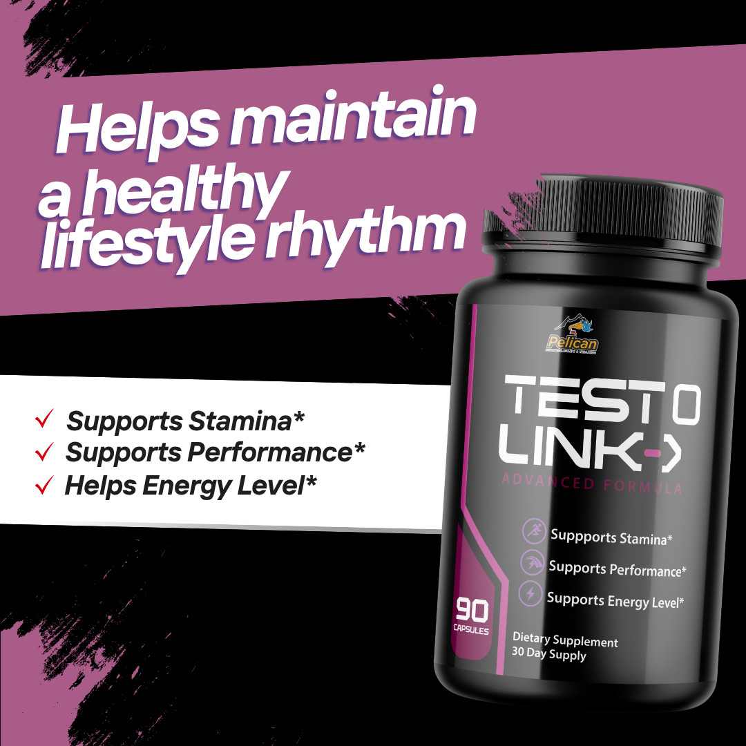 Testo Link- Bodybuilding & Men’s Health Support- 90 Capsules