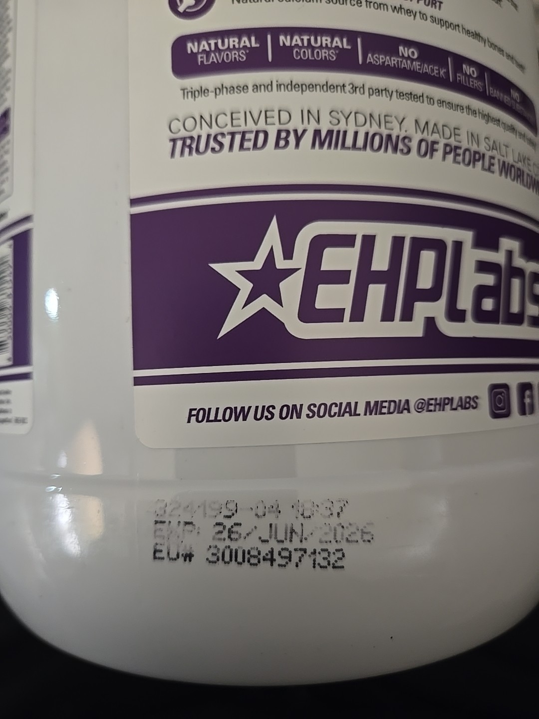 EHP Labs OxyWhey Whey Protein Isolate – 25g High Protein, Low Carb, Sugar…