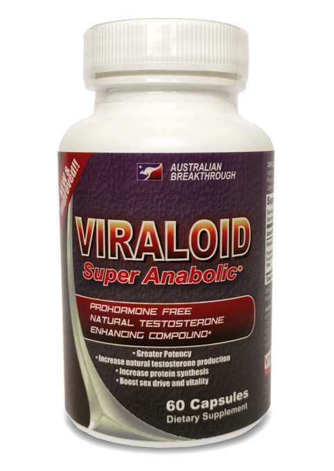 Build Muscle Strength Viraloid Natural Testosterone Booster 3 Bottles