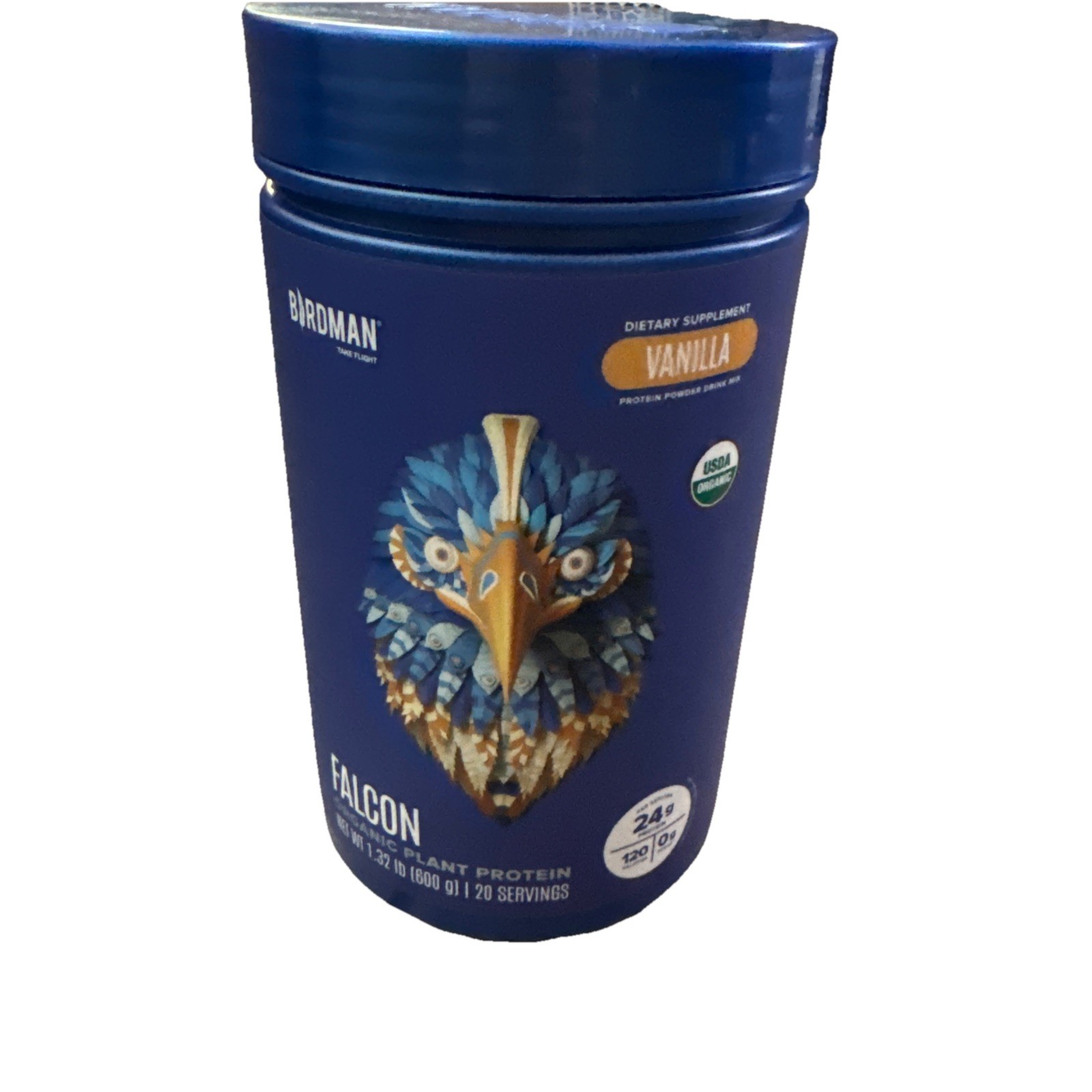 BIRDMAN FALCON PLANT BASED PROTEIN VANILLA FLAVOR 1.32 lb 20 Servings