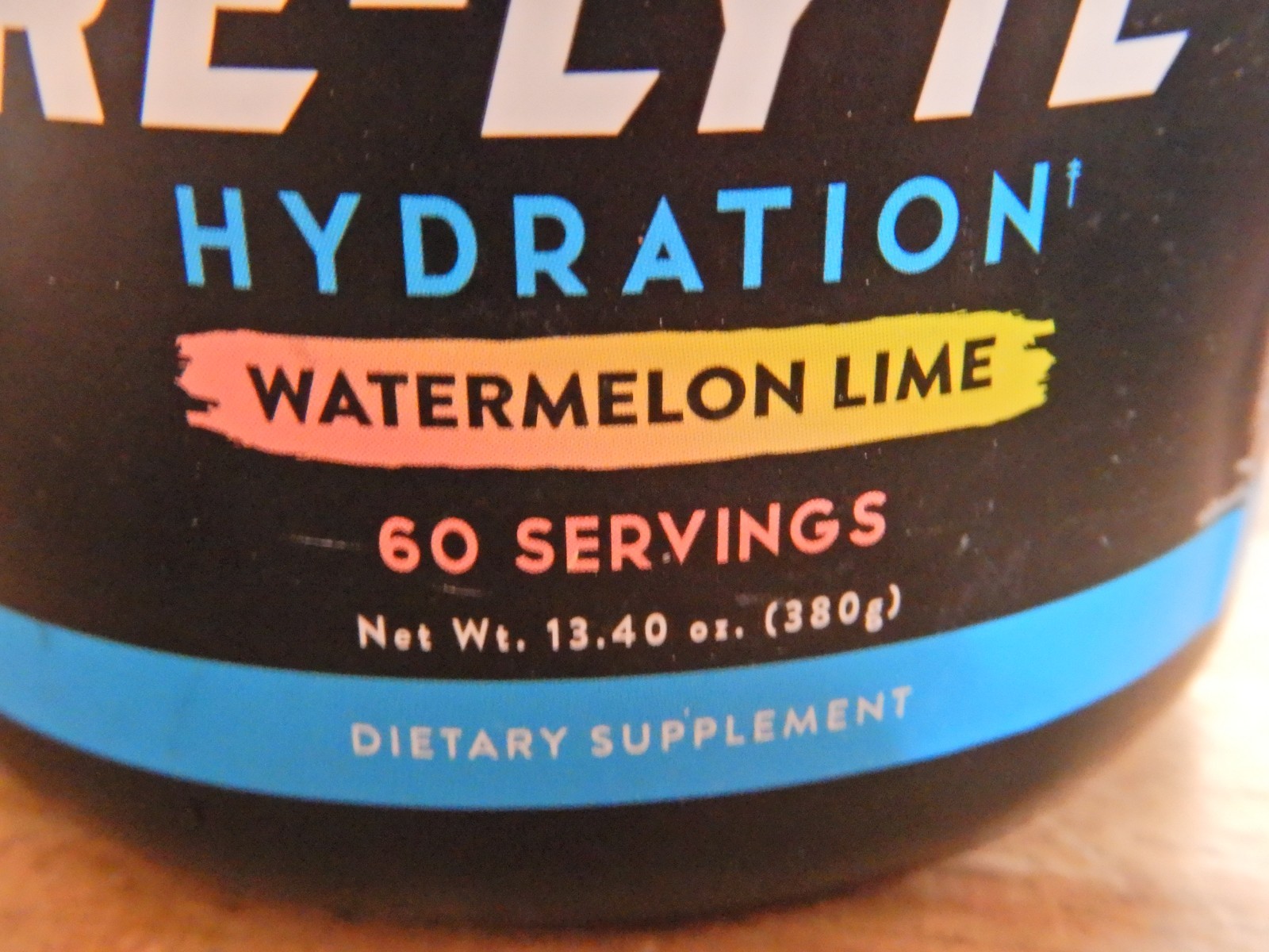 Redmond Re-Lyte Hydration Electrolyte Powder Mix Watermelon Lime 13.40 oz