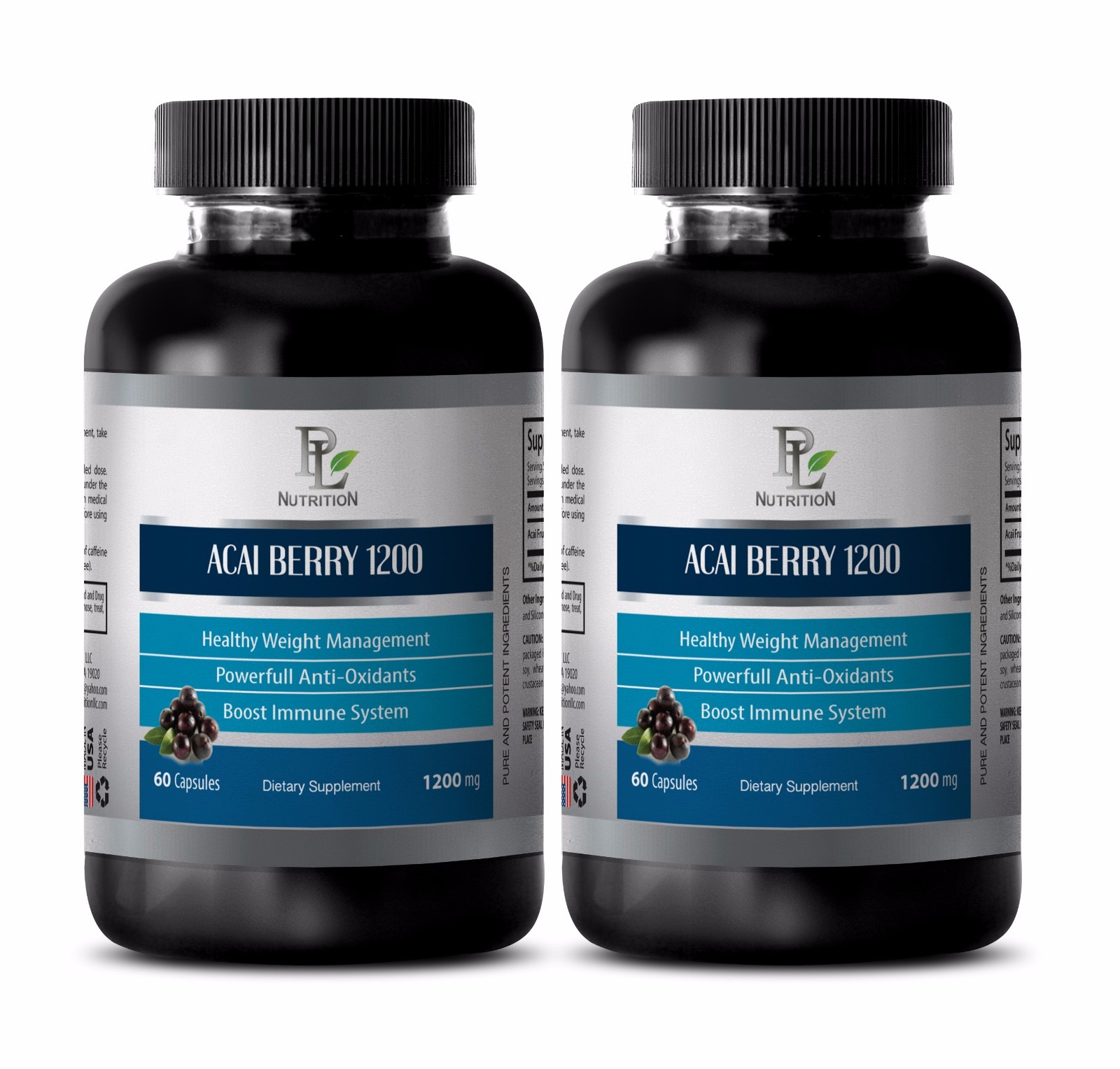Detox now ACAI BERRY 1200 ENERGY & IMMUNE BOOSTER Energy natural booster 2B