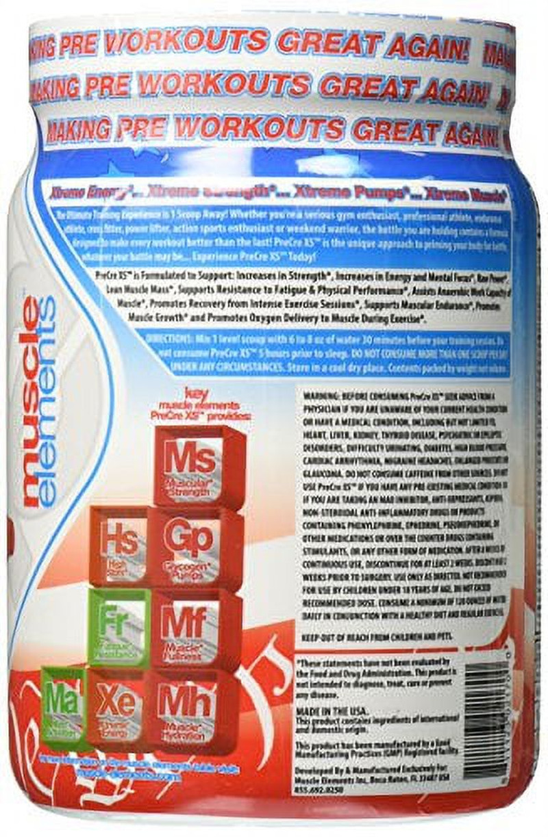Precre XS, American Bomb Pop, 30 Servings
