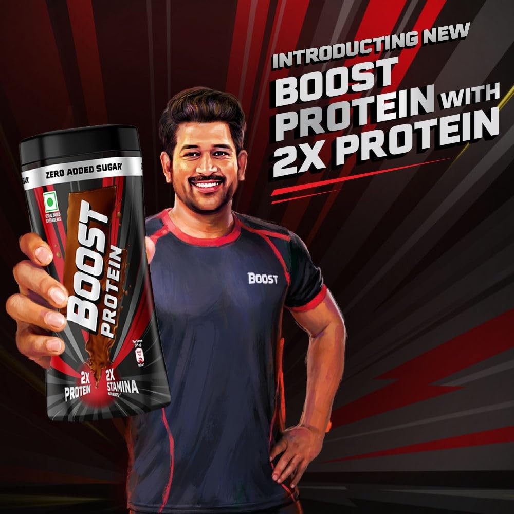 Boost Chocolate Nutrition Drink 500g Pet Jar 3X stamina-Builds bone & muscle f/s