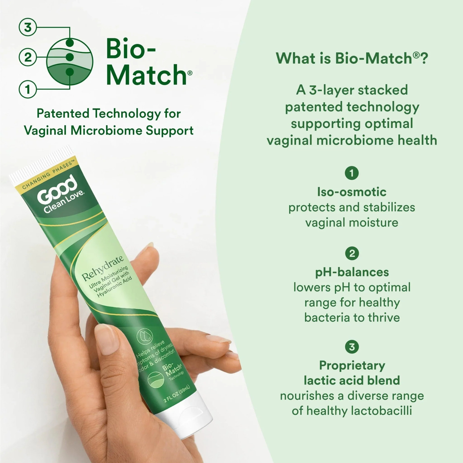 Good Clean Love Ultra Moist Vaginal Gel, 2 fl oz, Intimate Moisturizer for Women