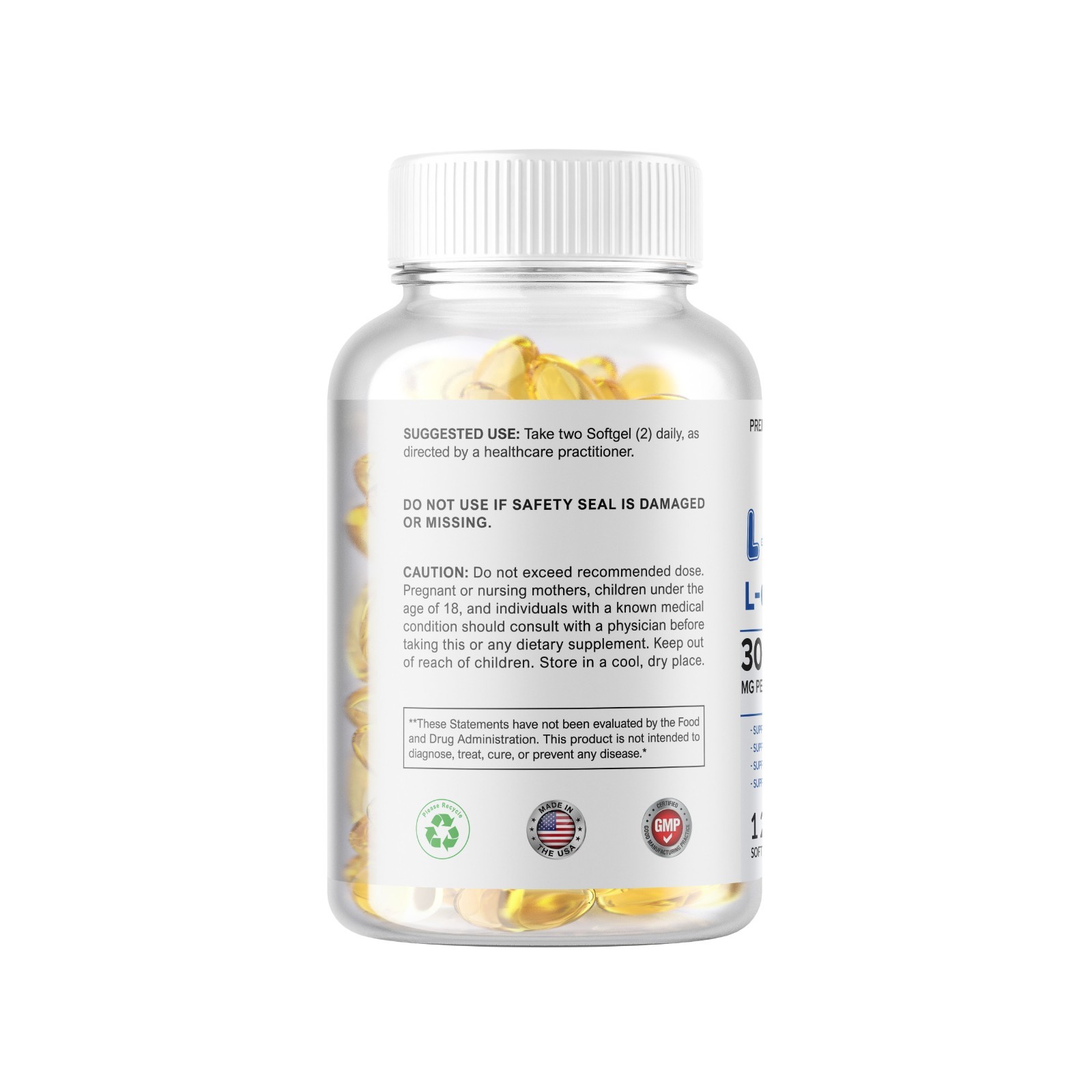 L-Arginine L-Citrulline Nitric Oxide Booster 3000mg, 360 Softgels, 180 Servings