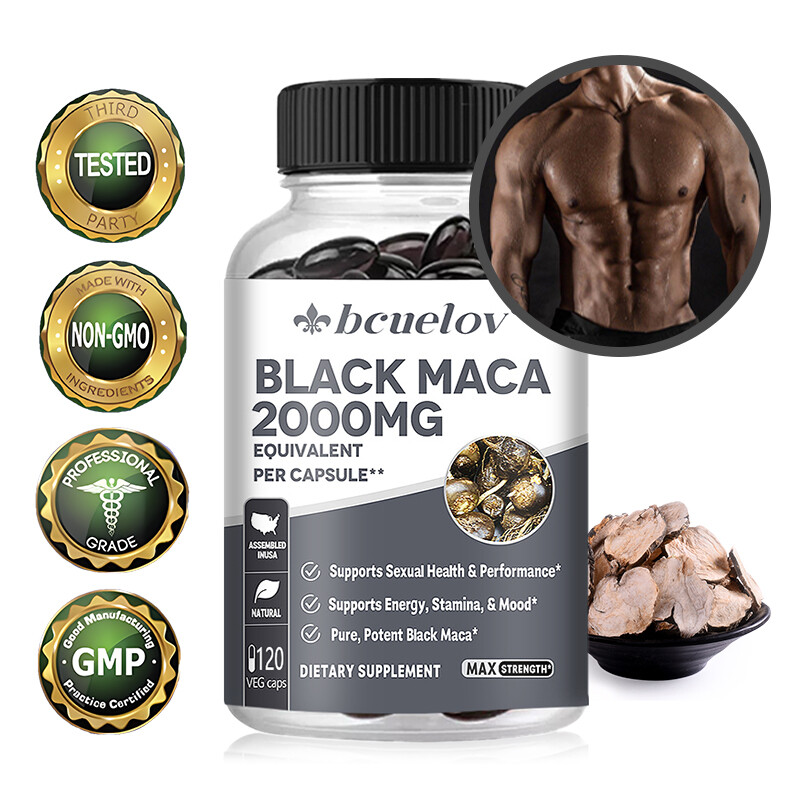 Maca 500mg (4:1 extract corresponds to the strength of 2000mg) – 30 to 120 ca…