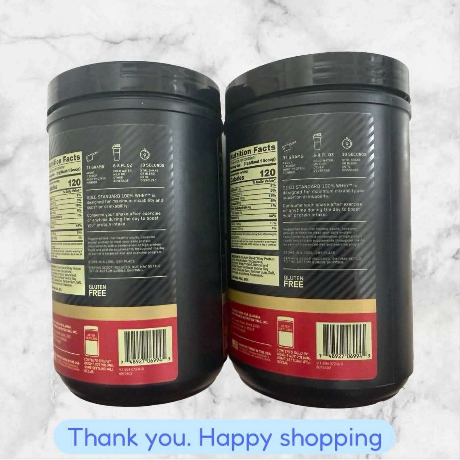 FOR 2 On Whey Protein 24g Protein Vanilla Ice Cream 10.9 Oz Each NEW SHIPPING