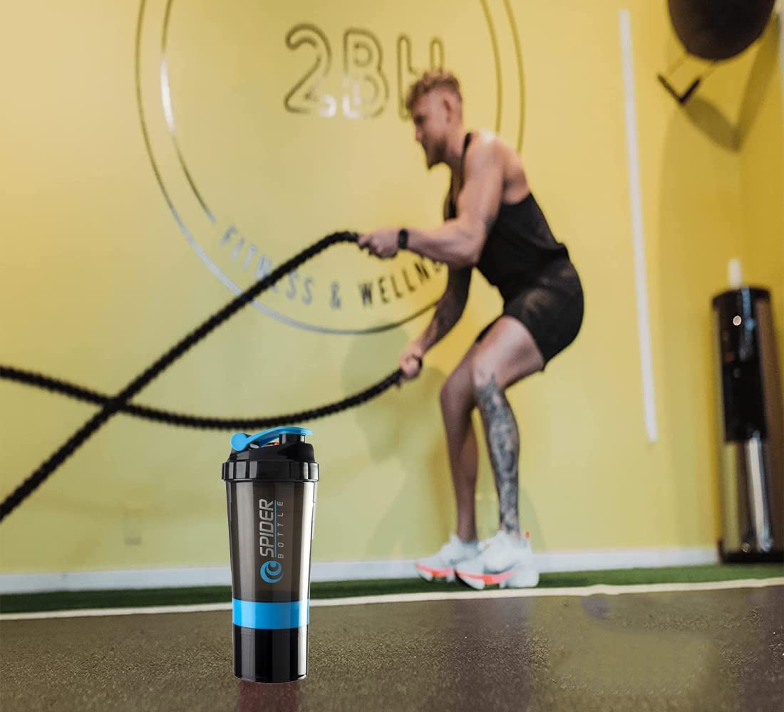 COOL INDIANS Gym Shaker Bottle 500ml Blue