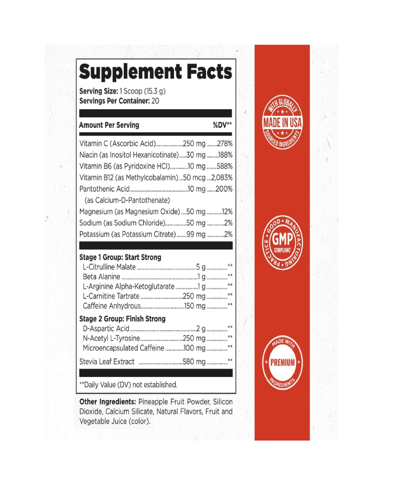 Old School Labs Ultimate 2 Stage Pre Workout for Explosive Energy, Massive Pumps