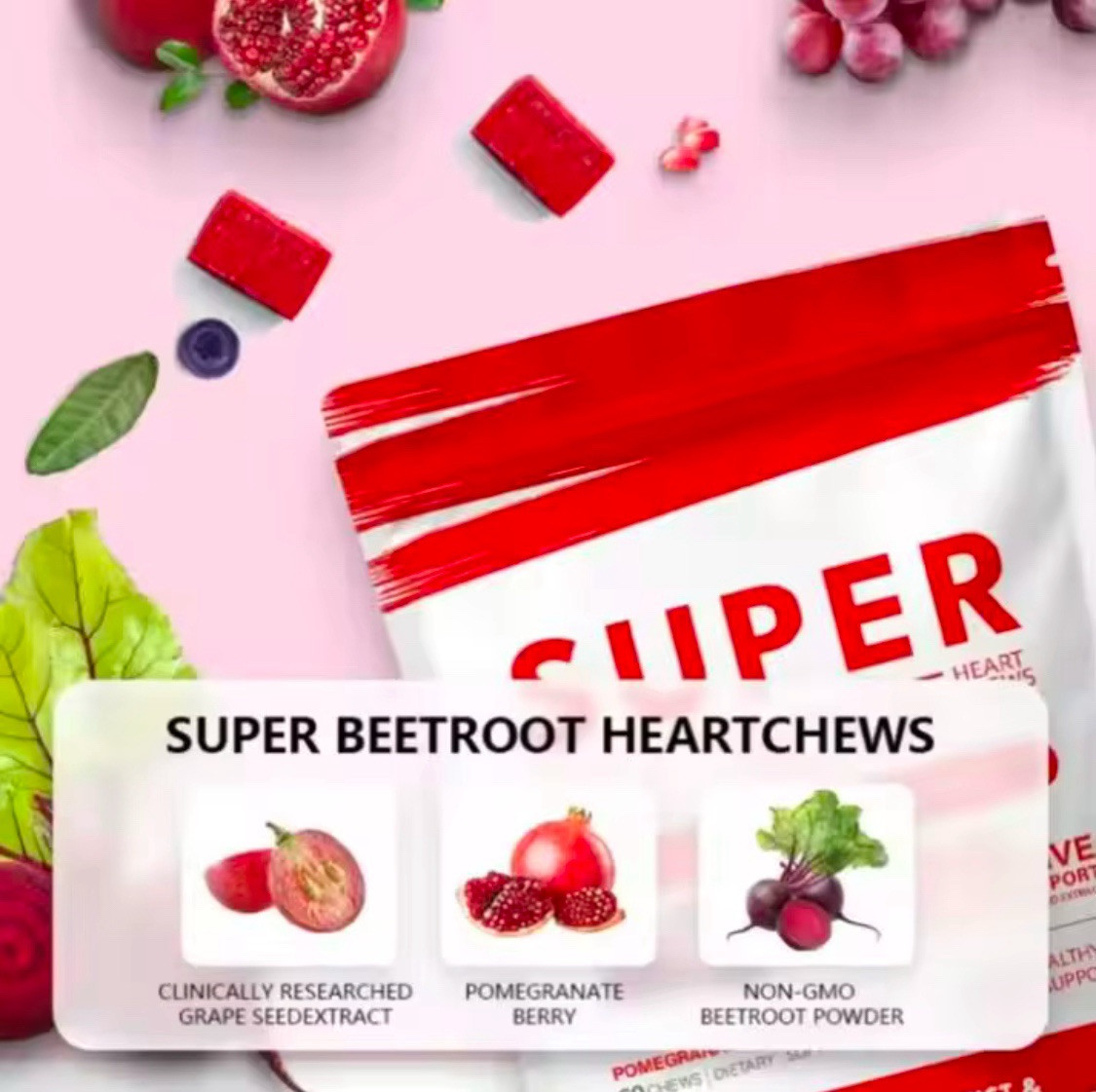 Beetroot Gummies, Nitric Oxide and Blood Pressure Support