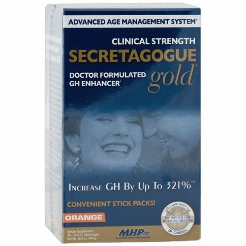 MHP Secretagogue Gold GH Enhancer Sleep Muscle Growth 30 Stick Packs – Orange