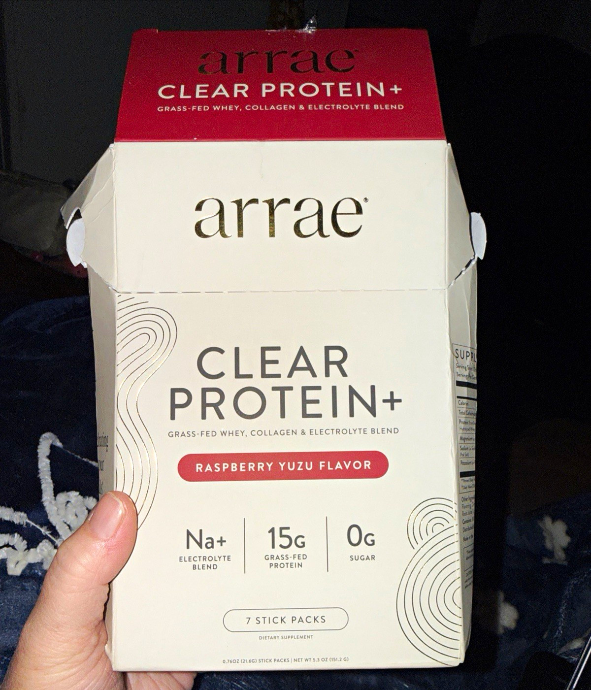 arrae Clear Protein+ Raspberry Yuzu 7ct exp 5/2027
