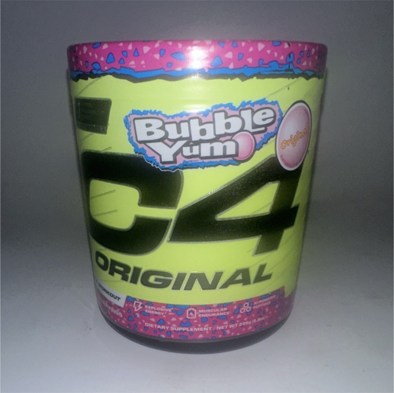 *RARE*Cellucor C4 Original Bubble Yum Pre-Workout Powder 30 Servings
