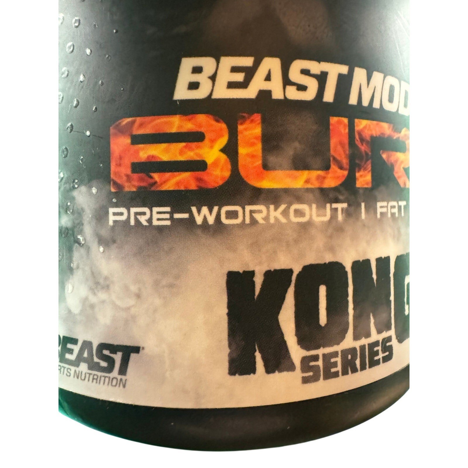 Beast Mode Burn Pre-Workout Kong Series Dietary Supplement 25 Servings 7.94 Oz