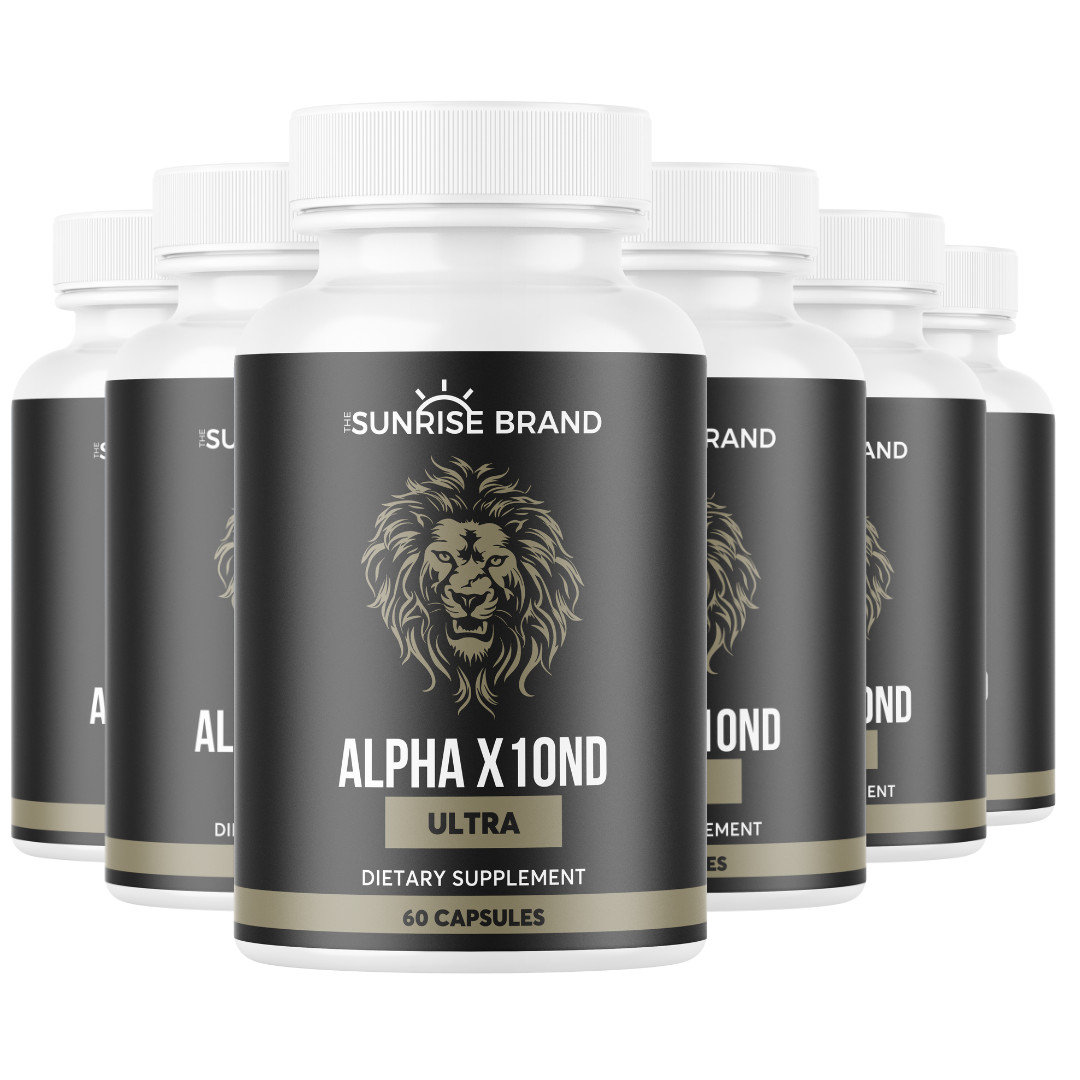 Alpha X10ND Ultra Pills – For Male Vitality 6 Bottles 360 Capsules