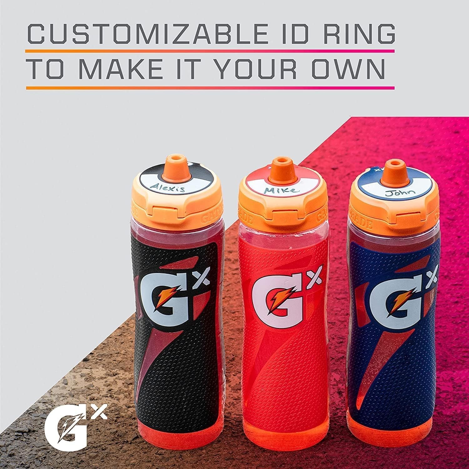 Gatorade Glitched Berry Gx Bottle w/Gx Pods 30 Ounces, Glitch