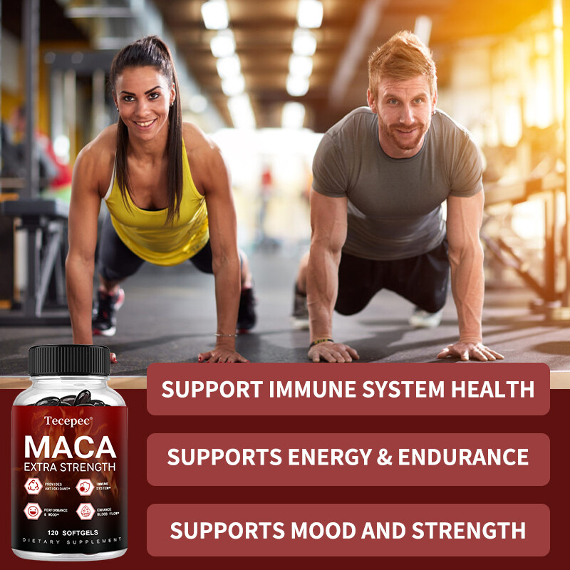Extra Strength Maca Supplement for Men, With Ashwagandha, Ginseng, Tribulus