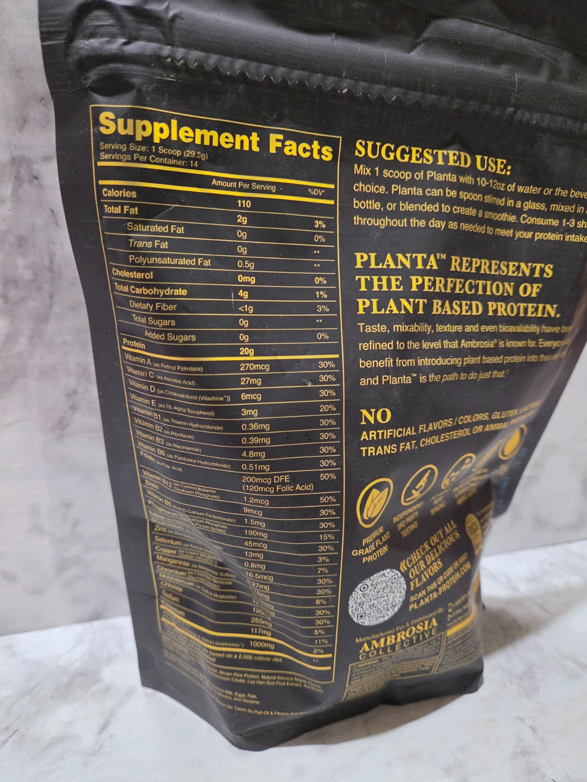 Planta Plant 25g Protein Powder Banana Maple French Toast 0.90 LB 5/2027