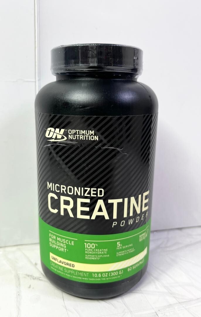 Optimum Nutrition, Micronized Creatine Powder, Unflavored, 10.6 oz (300 g)