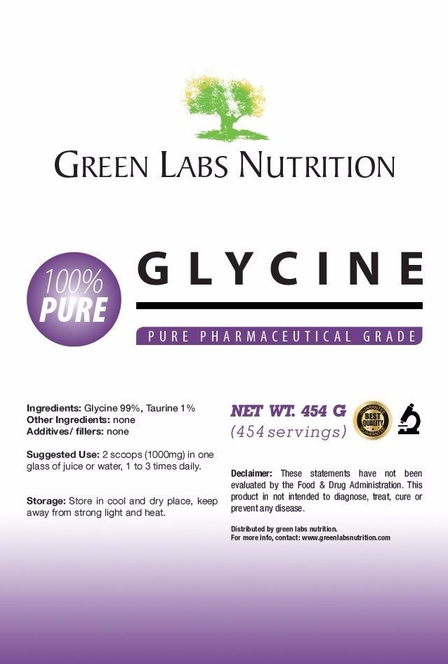 Glycine Powder 454g Neurotransmitter Concentration, Good Mood and Sleep Support