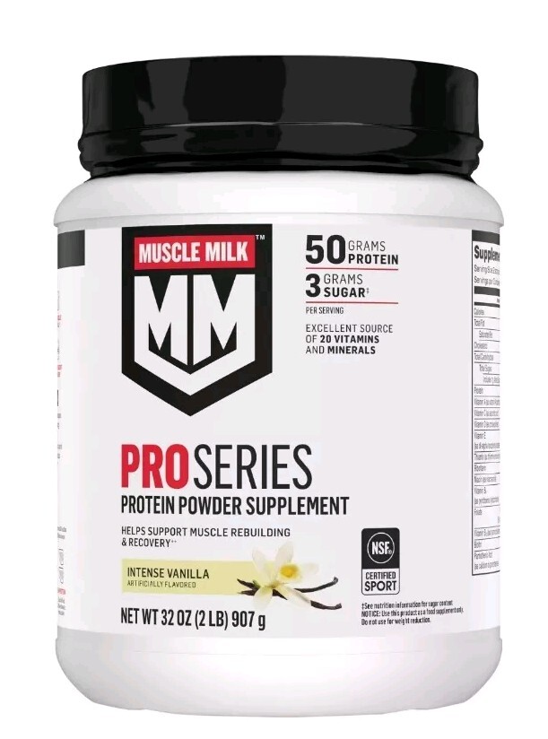 Muscle Milk Pro Series Protein Powder,50g Protein, 2 Pound
